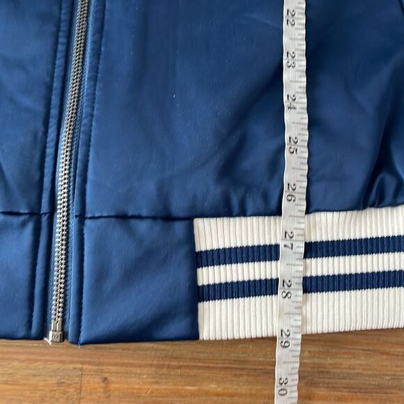 Harley-Davidson® Men's Club Crew Satin Bomber Jacket Colorblock Blue L - Picture 12 of 12